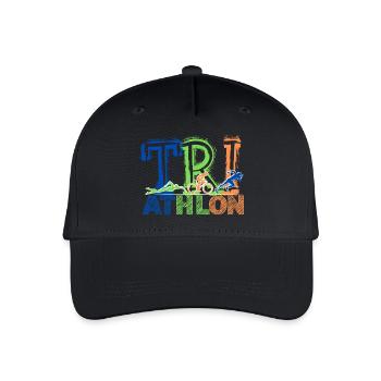 TRIATHLON - Next Level - Kinder Bio Basecap - Schwarz - Vorne