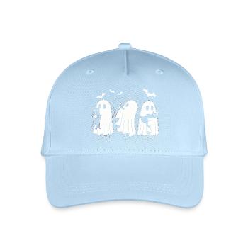 Halloween Cat Lovers - Organic Kids’ Baseball Cap - light blue - Front
