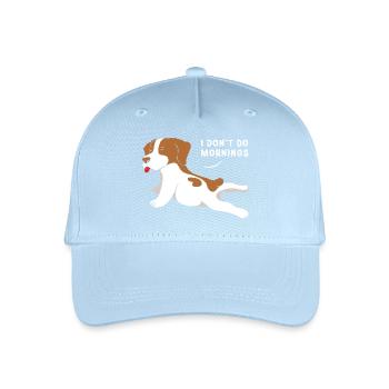 Les lève-tard se lèvent lundi matin râle-bougons - Casquette de baseball bio Enfant - bleu clair - Devant
