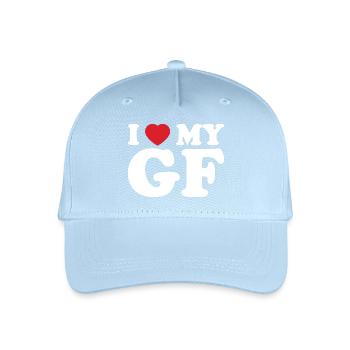 I Heart MY GE - Casquette de baseball bio Enfant - bleu clair - Devant