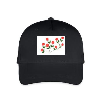 Rosen - Kinder Bio Basecap - Schwarz - Vorne