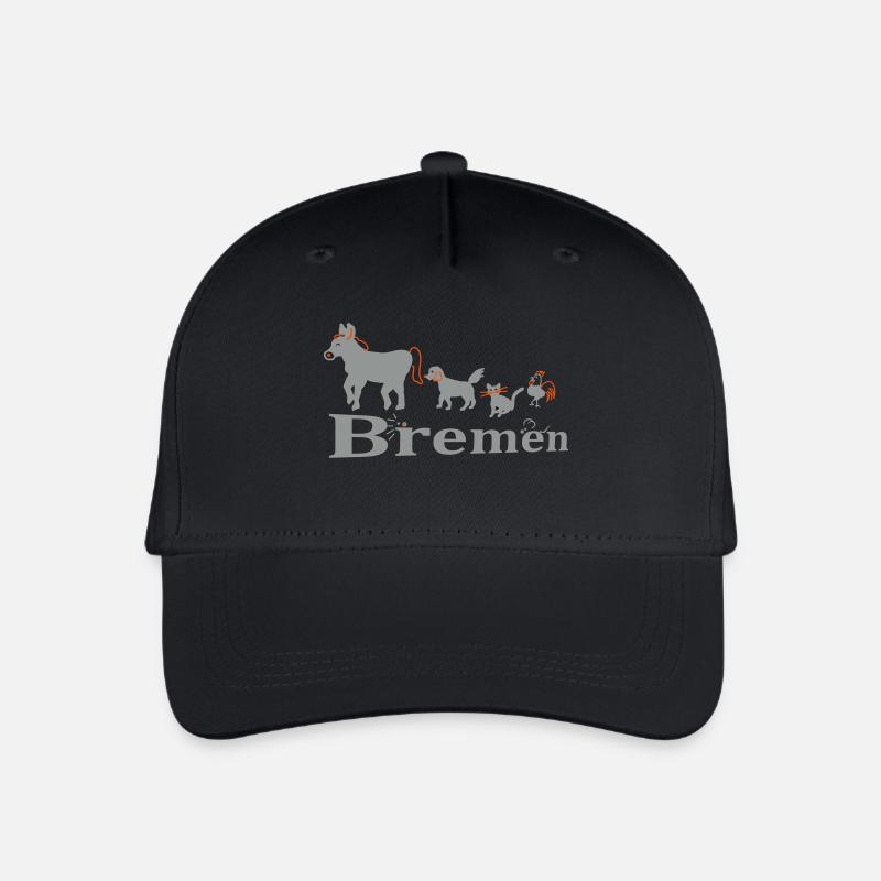 Bremen - Kinder Bio Basecap - Schwarz