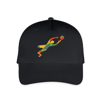 Colourful goalkeeper T-Shirts - Organic Kids’ Baseball Cap - black - Front