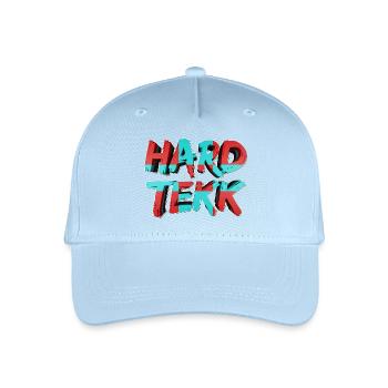HardTekk 3D Schriftzug 004 - Kinder Bio Basecap - Hellblau - Vorne