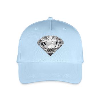 Diamant - Kinder Bio Basecap - Hellblau - Vorne
