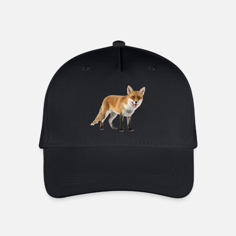 Fuchs - Kinder Bio Basecap - Schwarz