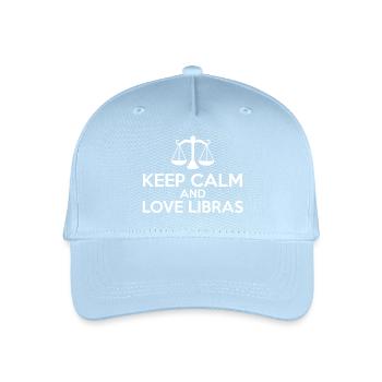 Sternzeichen Waage / Zodiac Libra - Kinder Bio Basecap - Hellblau - Vorne