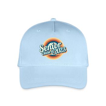 Senior Class Of 2023 Retro Graduation Party Geschenk - Kinder Bio Basecap - Hellblau - Vorne