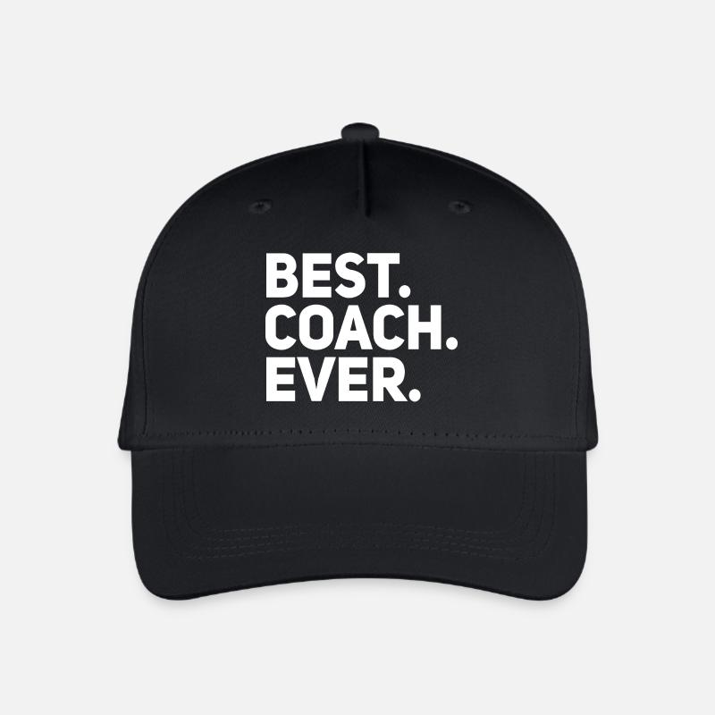 Bester Trainer aller Zeiten - Kinder Bio Basecap - Schwarz