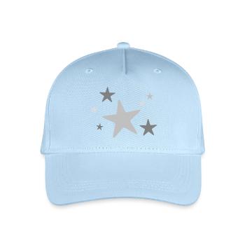Star group multicolored - Organic Kids’ Baseball Cap - light blue - Front