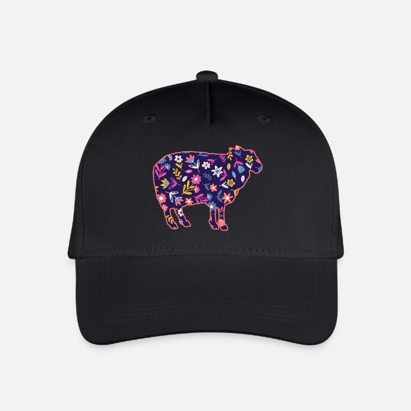 Schäfer Schaf - Kinder Bio Basecap - Schwarz