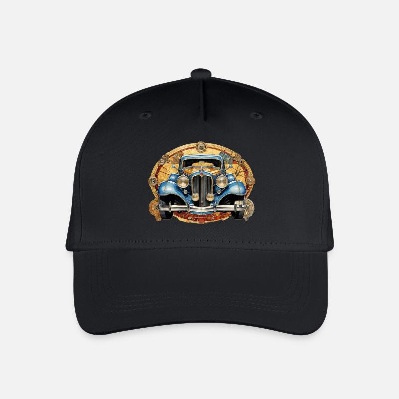 Oldtimer - Kinder Bio Basecap - Schwarz
