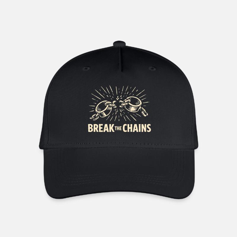 Motivation Break The Chains - Casquette de baseball bio Enfant - noir