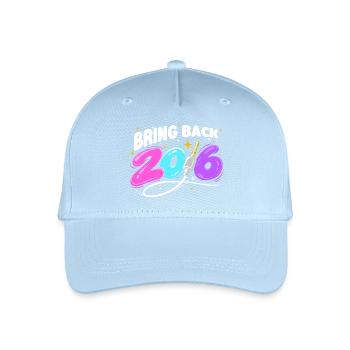 Bring Back 2016 Nostalgia Y2K Vibes - Organic Kids’ Baseball Cap - light blue - Front