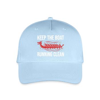 Dragon Boat Club Paddler Team Drachenboot Geschenk - Kinder Bio Basecap - Hellblau - Vorne