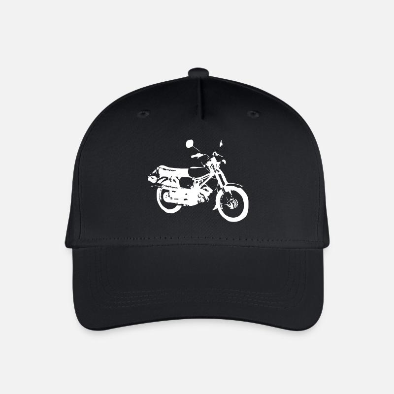 Simson S51 Enduro - Kinder Bio Basecap - Schwarz