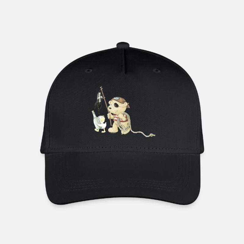 PP_Pirat_02 - Casquette de baseball bio Enfant - noir