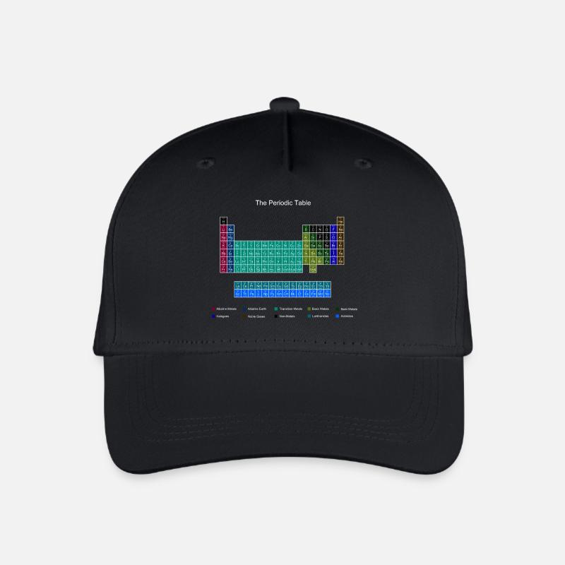 Blue Stylish Periodic Table of Elements - Organic Kids’ Baseball Cap - black
