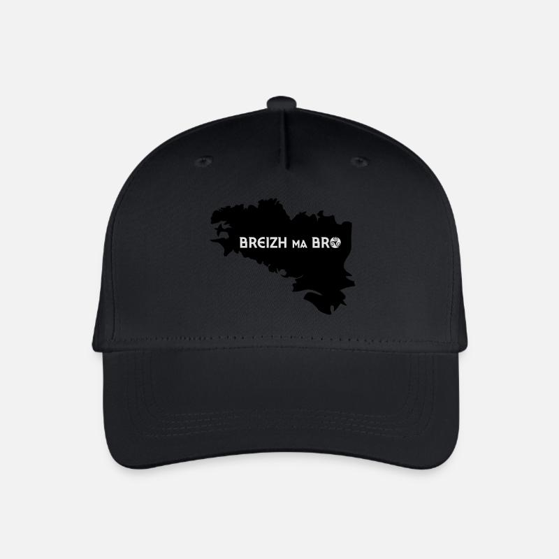 BREIZH MA BRO - Kinder Bio Basecap - Schwarz