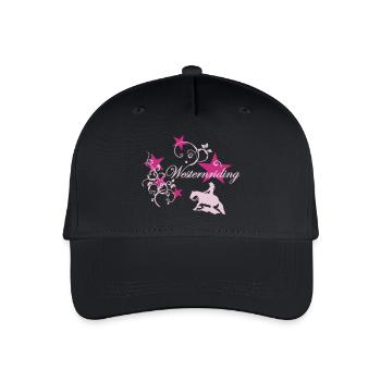Westernriding Slider Tribal Sterne - Kinder Bio Basecap - Schwarz - Vorne