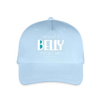 Ce n’est pas un ventre (sombre) - Casquette de baseball bio Enfant - bleu clair - Devant