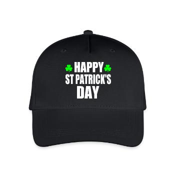 happy st patrick's day - Organic Kids’ Baseball Cap - black - Front