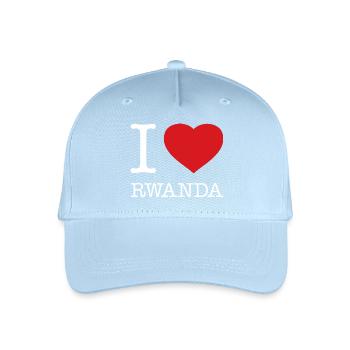 J’ADORE LE RWANDA - Casquette de baseball bio Enfant - bleu clair - Devant