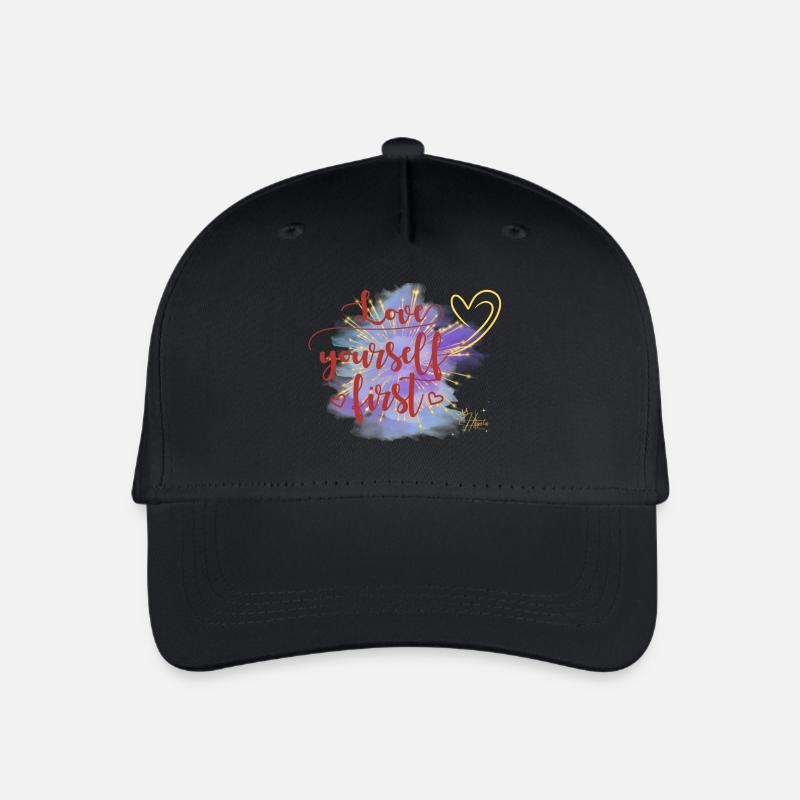 Aimez-vous - Casquette de baseball bio Enfant - noir
