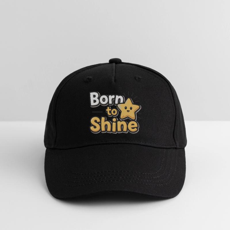 Né pour briller – Strahlender Stern Casquette de baseball bio Enfant