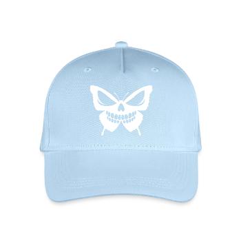 Conception complexe de crâne de papillon - Casquette de baseball bio Enfant - bleu clair - Devant
