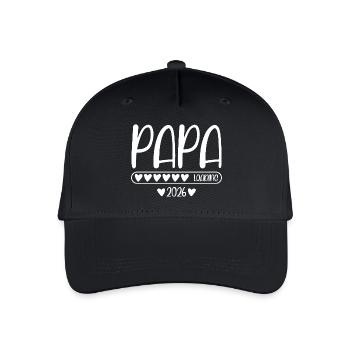 Papa 2026 loading - Kinder Bio Basecap - Schwarz - Vorne