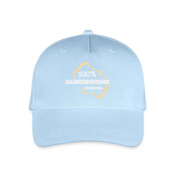 Beruf Gamedesigner - Kinder Bio Basecap - Hellblau - Vorne
