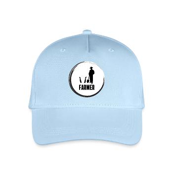 Farmer - Organic Kids’ Baseball Cap - light blue - Front