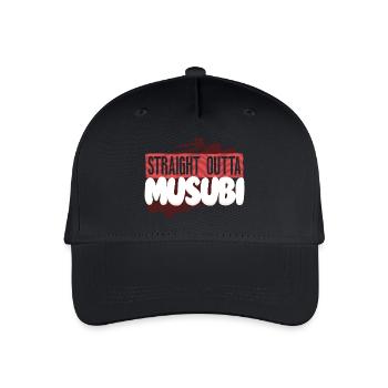 Musubi - Organic Kids’ Baseball Cap - black - Front