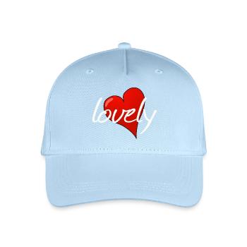 LOVELY - Kinder Bio Basecap - Hellblau - Vorne