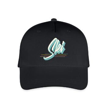 Ski - Kinder Bio Basecap - Schwarz - Vorne