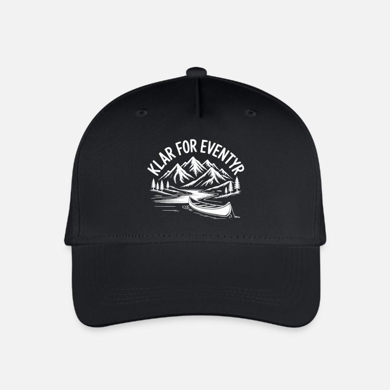 Vandring de randonnée Eventyr - Casquette de baseball bio Enfant - noir