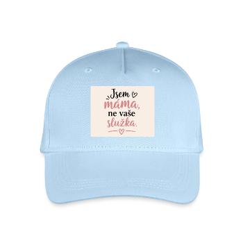 Ich bin Mama, nicht deine Putzfrau - Kinder Bio Basecap - Hellblau - Vorne
