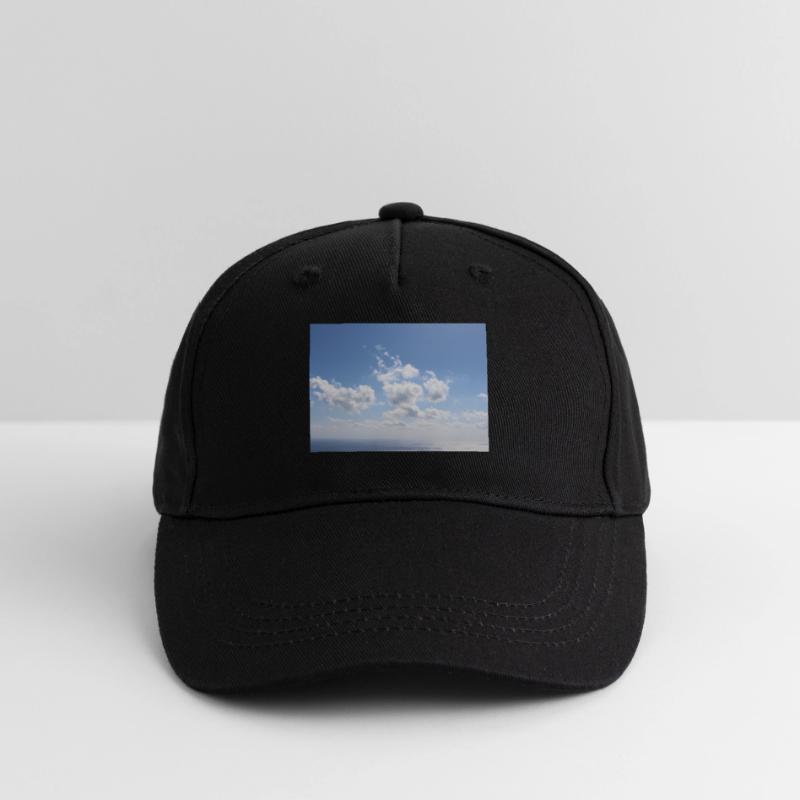 Awesome Blue Sky Clouds Pattern - Summer Vacation Organic Kids’ Baseball Cap