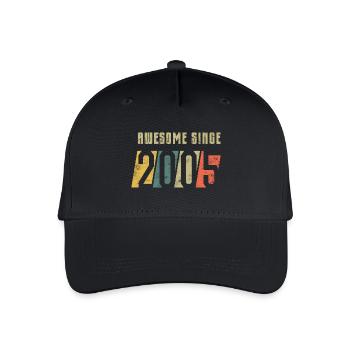 20e anniversaire de la promotion 2005 - Casquette de baseball bio Enfant - noir - Devant