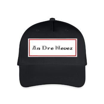 andrenevez heiliger Retter - Kinder Bio Basecap - Schwarz - Vorne