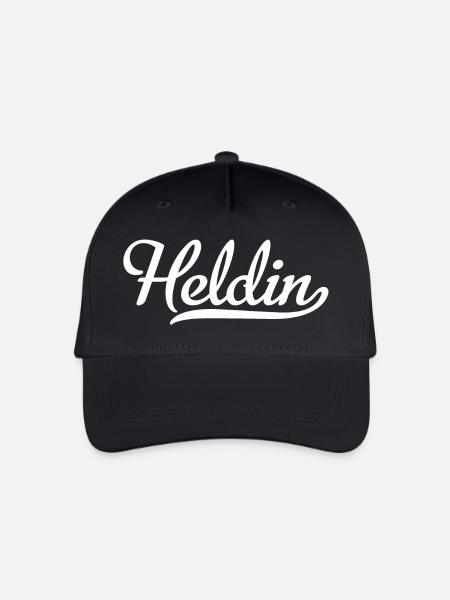 Heldin - Kinder Bio Basecap - Schwarz