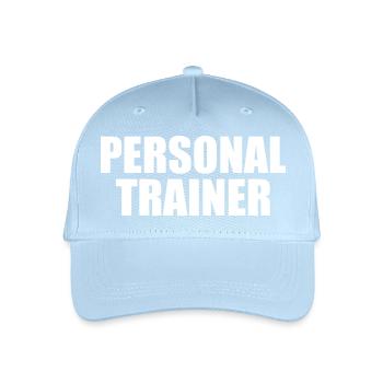 Personal trainer - Kinder Bio Basecap - Hellblau - Vorne