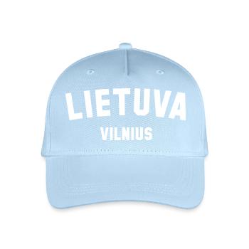 LITHUANIA Vilnius Lietuva Vilnius - Organic Kids’ Baseball Cap - light blue - Front