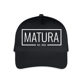 Matura Est. 2025 - Kinder Bio Basecap - Schwarz - Vorne
