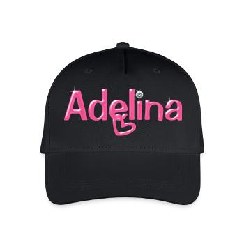 Adelina Name Balloon Police - Casquette de baseball bio Enfant - noir - Devant