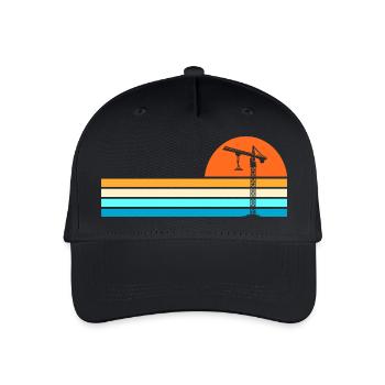 Grue - Casquette de baseball bio Enfant - noir - Devant