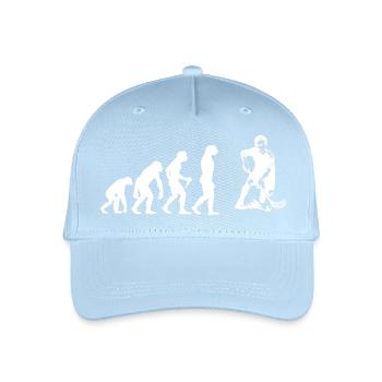 Floorball Liebe zum Anziehen - Kinder Bio Basecap - Hellblau - Vorne