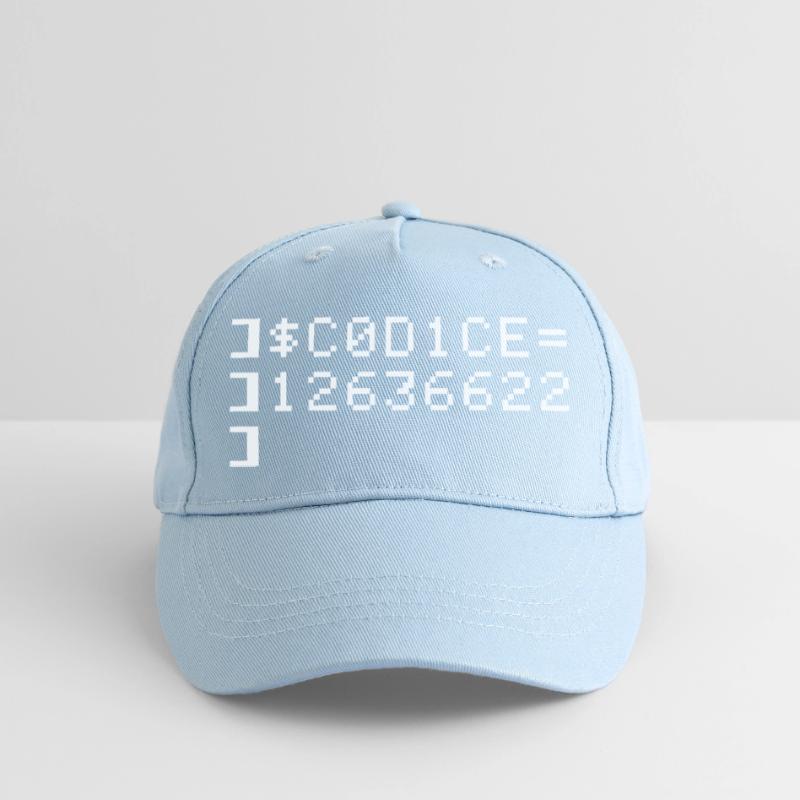 C0D1CE Codice 8-Bit Esadecimale Code Nerd Pix Kinder Bio Basecap