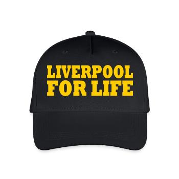 Liverpool for life - Kinder Bio Basecap - Schwarz - Vorne